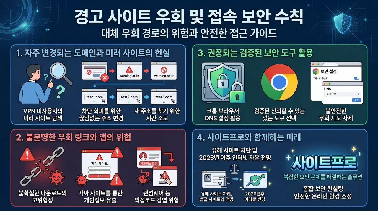 우회 접속 가이드